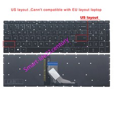 US Keyboard Backlit for HP ENVY 17t-CE 17t-CE100 17m-ce 17m-ce100 17m-ce0013d