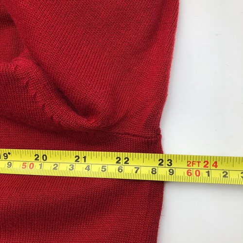 TOMMY HILFIGER Suéter Rojo De Cuello En V Para Hombre Talla XL - Imagen 6 de 9