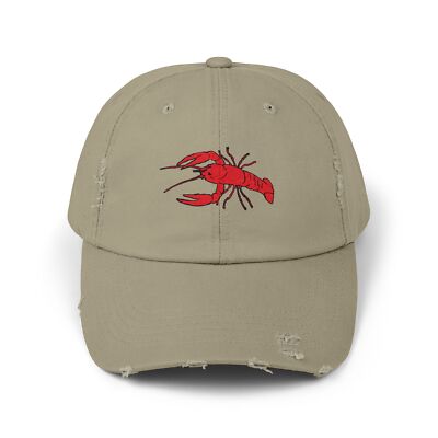 Cajun Crawdad Vibes   Bold Southern Bayou Unisex Distressed Cap