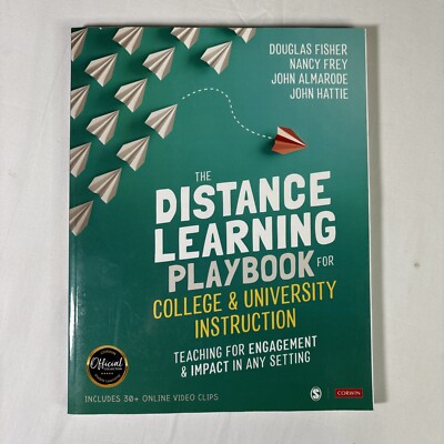 THE DISTANCE LEARNING PLAYBOOK FOR COLLEGE and UNIVERSITY INSTRUCTION TEXTBOOK.