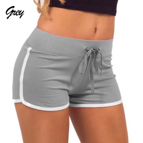 Women Sport Shorts High Waist Yoga Gym Jogging Lounge Summer Beach Hot Pants - Picture 11 of 18