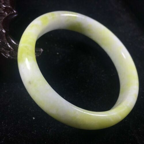 Chinese Natural pink green blue Lavender Nephrite Jade/ Opal Gems Bangle  - Picture 10 of 20