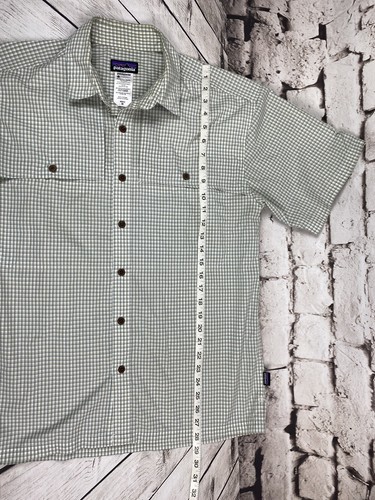 Patagonia Mens Size Medium Plaid Short Sleeve Button Down Classic Shirt LKNW - Picture 5 of 6