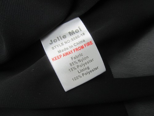 Jolie Moi Double Layer Batwing Style Top Black With Lurex Thread Size L BNWT - Picture 7 of 8