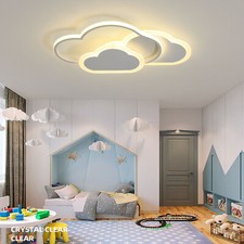 LED Deckenlampe Kinderzimmer Wolken Schlafzimmerlampe dimmbar mit Fernbedienung