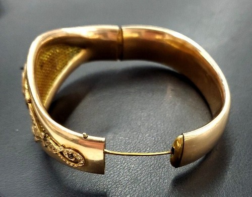 Antique bracelet gold filled marking tcct no kt - Picture 3 of 5