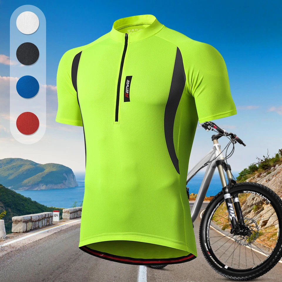 MEETYOO Herren Fahrradhose 4D Gel Sitzpolster Radlerhose MTB Shorts & Fahrrad Radtrikot