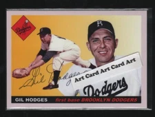 Gil Hodges Brooklyn Dodgers 2025 Baseball  Art Card