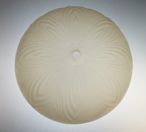 white glass ceiling light shade