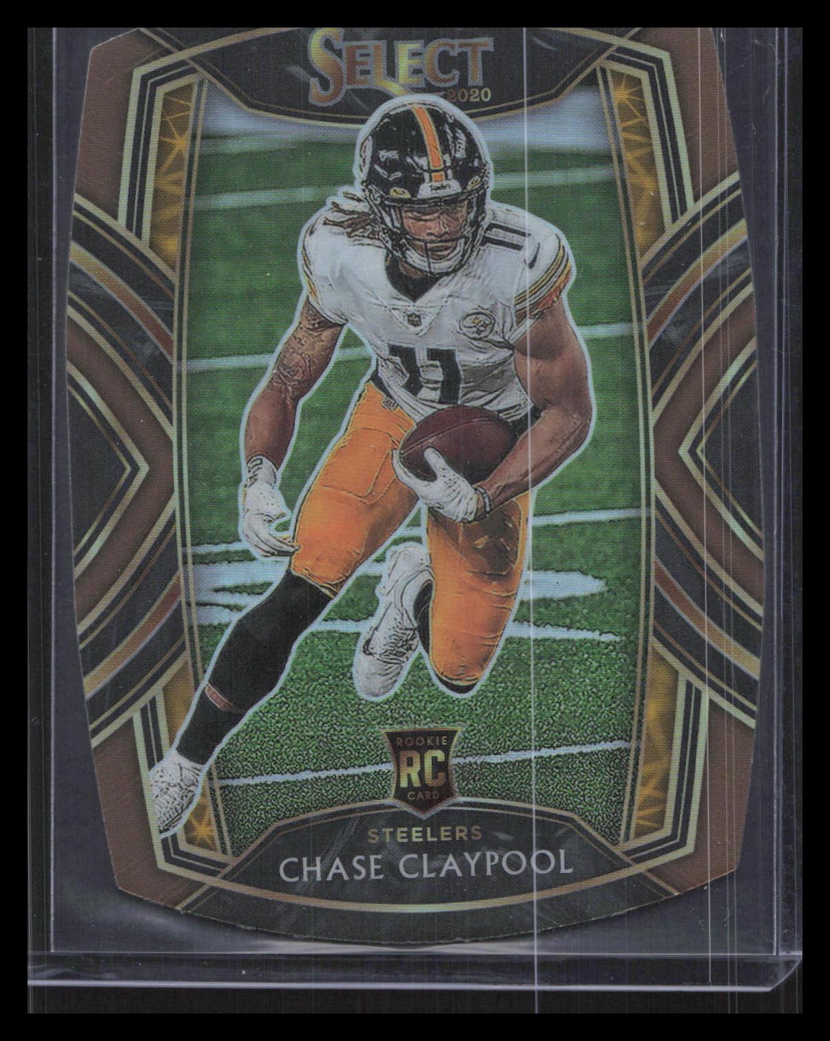 2020 Panini Select #270 Chase Claypool Copper Prizm Die Cut #/355