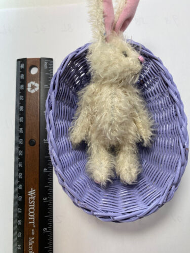 World Of Miniature Bears Dollhouse Miniature 5" Easter Bunny Rabbit #5070-PP - Picture 2 of 7