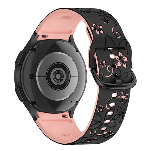 Bracelet sport gravé floral pour Samsung Galaxy Watch 7/6/5Pro/4/FE 6Classic - Photo 10 sur 20