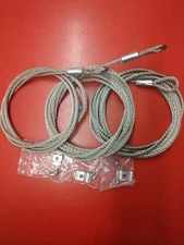 (1 set)-Ice Castle Replacement Cable 1/4" Stainless Steel Single Axel Fish House
