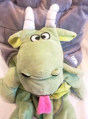 Happy Nappers Dragon Castle Reversible Stuffed Animal Plush Play Pillow 15" Work - Picture 5 of 12