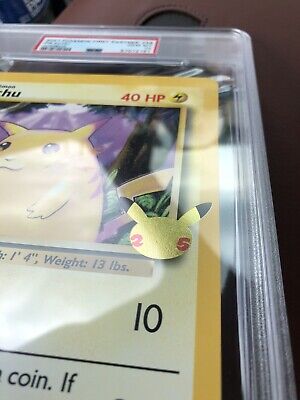 PSA 10 POKEMON CARD ENGLISH PIKACHU 25th ANNIVERSARY JUMBO PSA 10 POKEMON CARD ENGLISH PIKACHU 25th ANNIVERSARY JUMBO