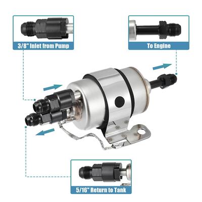 AN6 Fuel Pressure Regulator & Filter Kit For EFI/LS Swap - Fits C5 Corvette & More