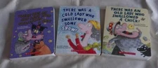 Set of 3 There Was an Old Lady..  board books by Lucille Colandro