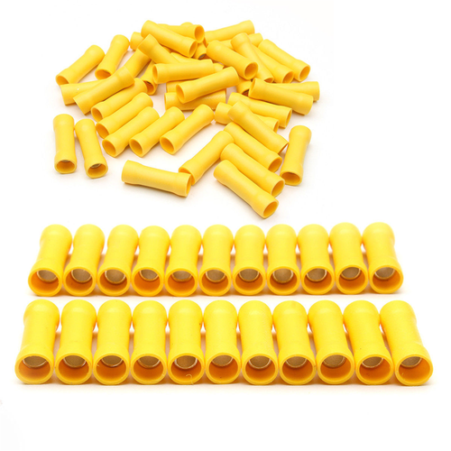 Absolute BCV1210Y 50 pcs 12 - 10 Gauge AWG Yellow insulated crimp terminals - Picture 2 of 6