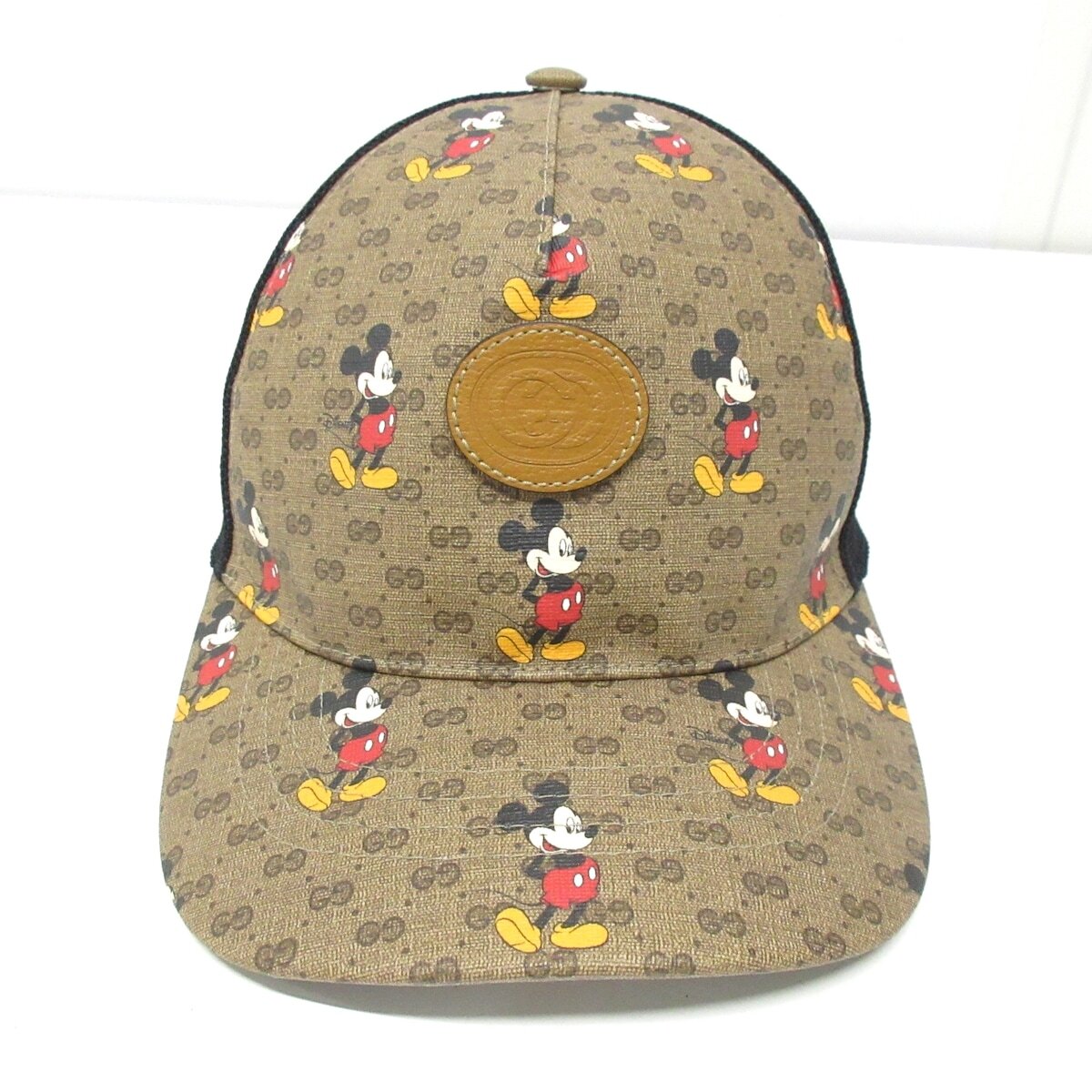 Auth GUCCI Baseball Cap 602979 4HI85 Light Brown Black Multi Auth GUCCI Baseball Cap 602979 4HI85 Light Brown Black Multi