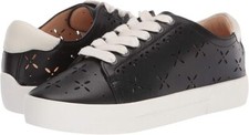 JOIE NIB 248 Black Deely Perforated Leather Lace Up Sneaker 39 / 9