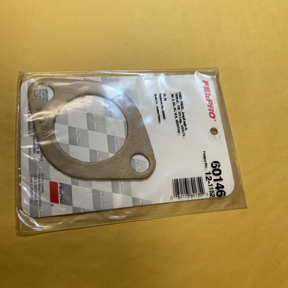 🇺🇸Junta de brida de tubo de escape Fel-Pro 60146 54 WILLYS etc ENVÍO GRATUITO🇺🇸* Foto 2 de 4