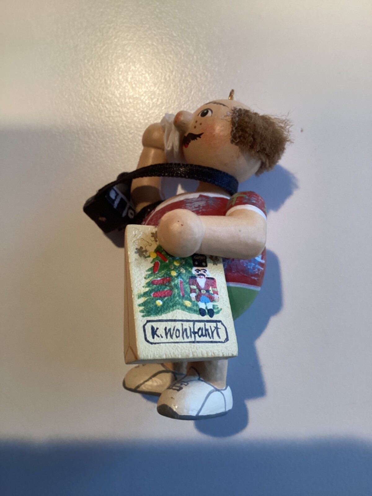 Lot (6) KATHE WOHLFAHRT Wood Christmas OrnamentsGermany eBay