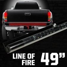 Recon 26412 49 Original Line Of Fire Hyperlite Led Tailgate Light Bar In Red