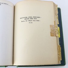 John Deere Grain & Hay Steel Portable Elevator Parts Catalog PC-105 1953