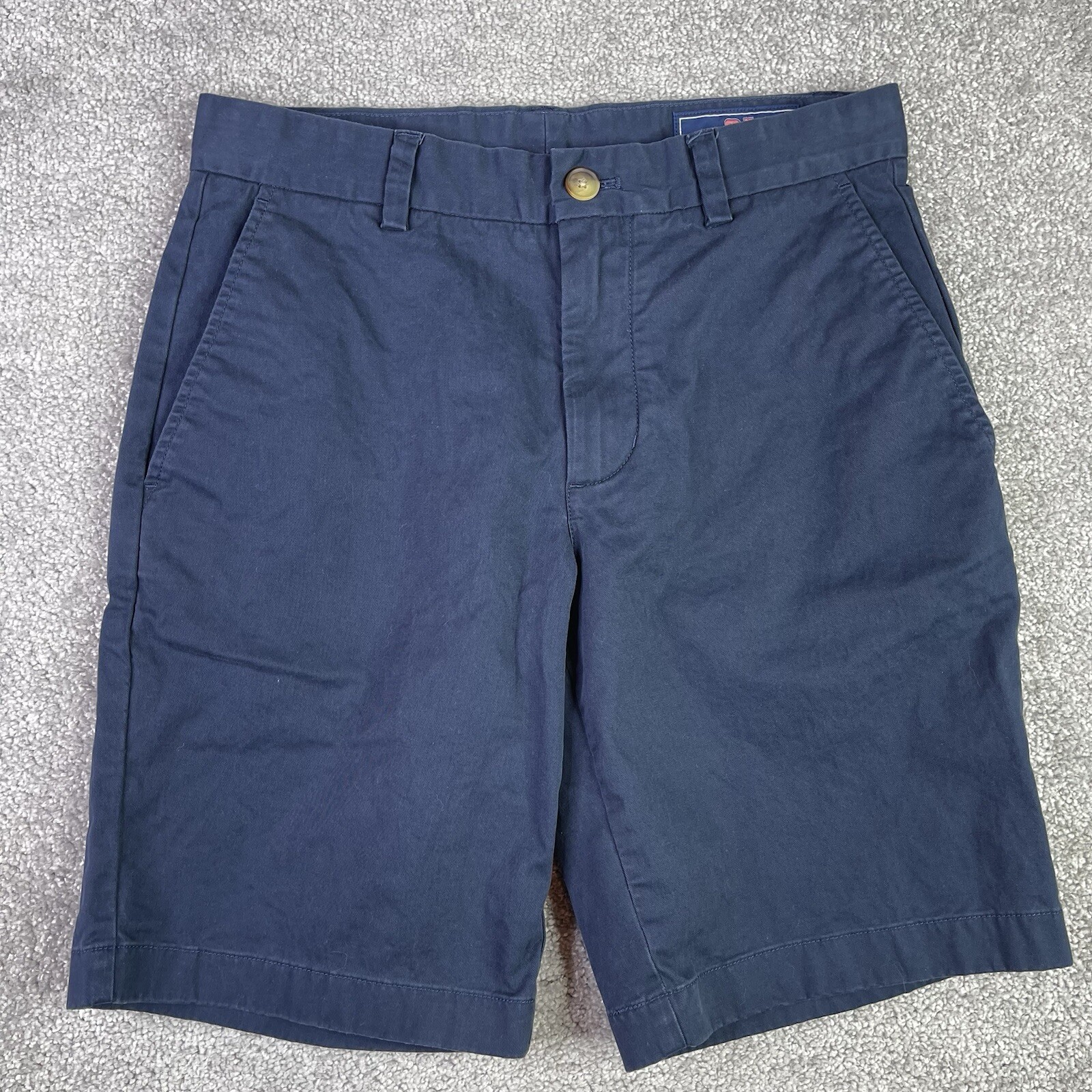 Vineyard Vines Breaker Shorts Men’s 28 Blue Chino Pockets Golf Preppy 1H6027