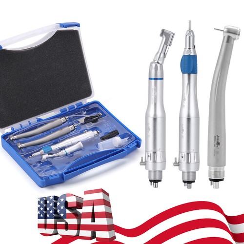 Kit de pieza de mano dental de alta velocidad y baja velocidad pulverizador de agua unidireccional de empuje de 4 orificios - Imagen 20 de 20