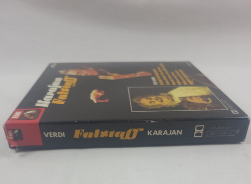 Guiseppe Verdi Falstaff Herbert Von Karajan 2 Cassette Tape Set 1981 - Picture 5 of 11