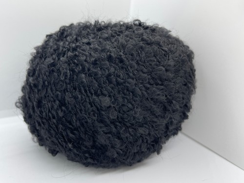 Hebilla negra 77210 hilos de hielo a la venta hebilla acrílico lana nailon estambre 50gr 87yardas - Imagen 5 de 6