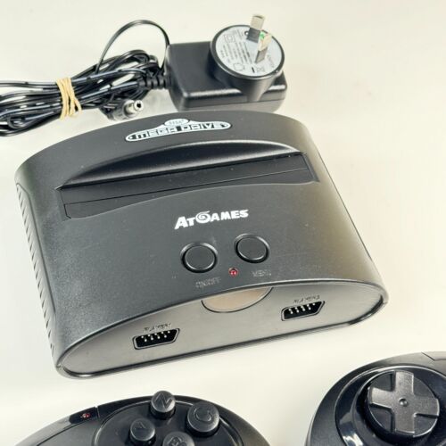 AT Games Sega Mega Drive Classic Game Mini Console Unit With 2x Controllers - Picture 2 of 4