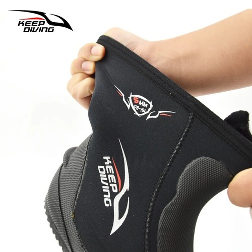 KEEP DIVING 5MM Scuba Boots Neoprene Shoes for Spearfishing Kyaking Snorkeling - Picture 4 of 6