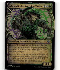 FOIL - MTG Akawalli, the Seething Tower (Showcase) - The Lost Caverns of Ixalan