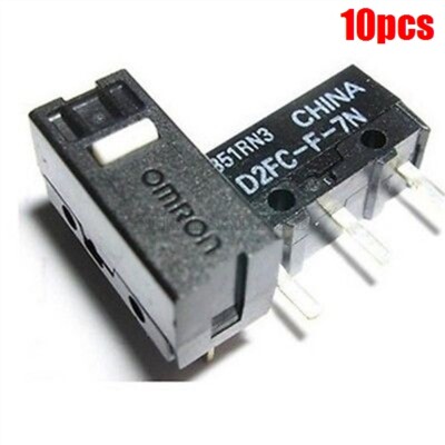 10Pcs For Mouse 10M Omron D2FC-F-7N Micro Switch Ic New xk