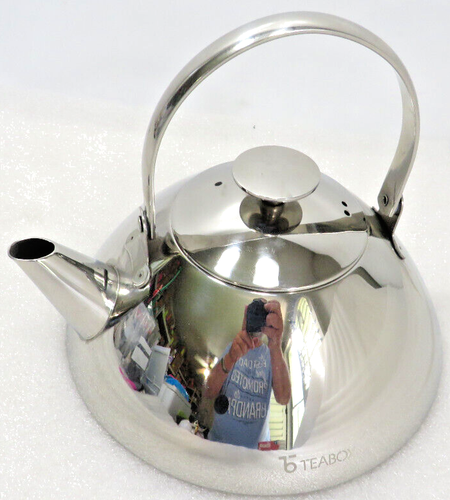 Pyramid Stainless Steel 1L Tea Kettle with Infuser By Teabox EUC Nice! - Picture 4 of 10