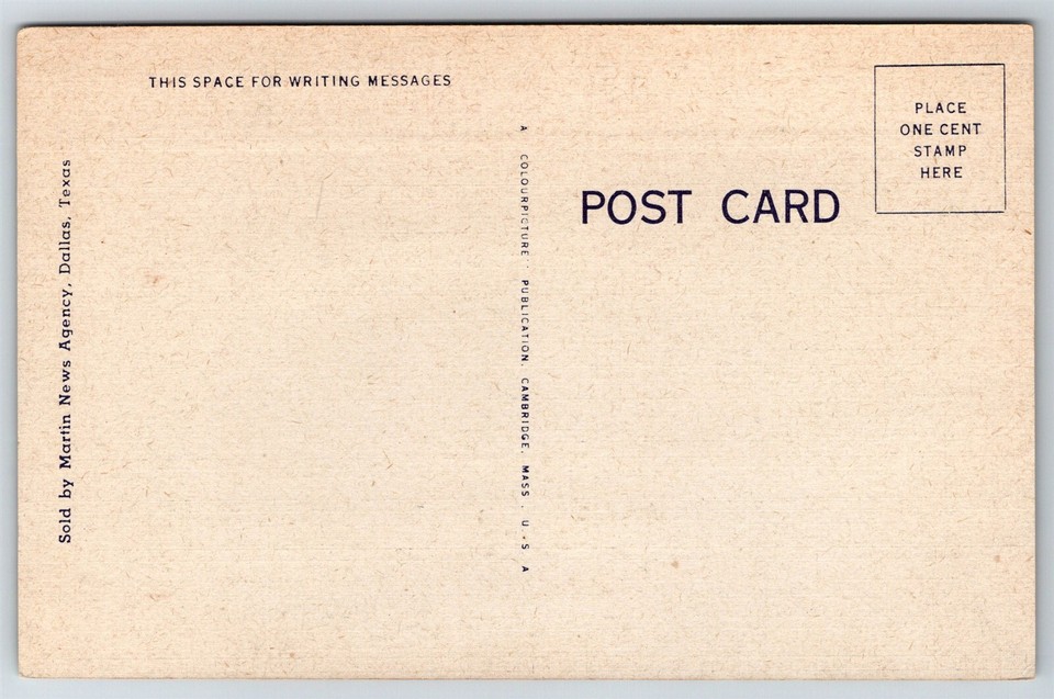 Aerial View Cotton Bowl Stadium Game On Field Full Fans TX Linen