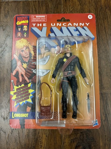 Marvel Comics The Uncanny X-Men Longshot Retro 6" Inch Actionfigur VERSIEGELT