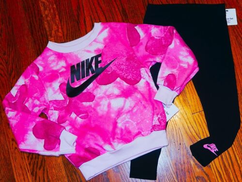NIKE SPORT AUTHENTIC TODDLERS GIRLS ORIGINAL BRAND NEW LEGGINGS SET Size 5, NWT - Picture 8 of 8
