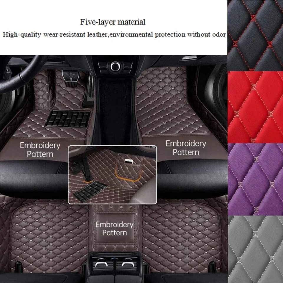 Alfombrillas de coche aptas para Audi S1 S3 S4 S5 forros impermeables de lujo alfombras carga Foto 3 de 4