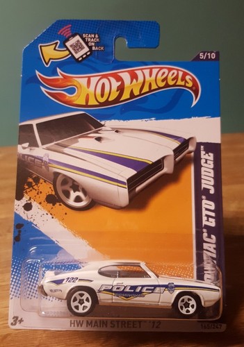 Hot Wheels '69 Pontiac GTO Judge 1:64 Scale Birmingham Police New 2012 - Picture 3 of 11