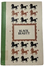 VTG Book Black Beauty Anna Sewell 1954 Humane Treatment Animal Horse Illustrated