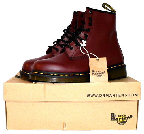 NIB Dr. Martens 1460 Cherry Red Boots 11822600 Unisex Men's 8 Women's 9