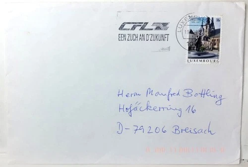 Luxembourg Commercial & Philatelic Mail Lot (1977–2001), Lot SF III 311-320