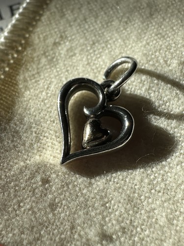 James Avery Sterling Silber 925/Gold 14k Joy of my Heart Charm. Retired Medium - Bild 3 von 9