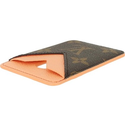 Louis Vuitton Porte Cart Magnet Monogram Orange Card Case Pass