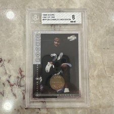 CHARLES WOODSON 1998 SCORE RC ROOKIE CARD BGS 8 One Of One 1/1