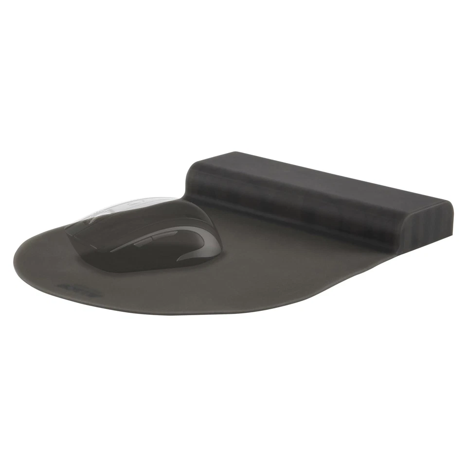 ErgoFlex Mouse Pad with Silicone Grid Wrist Support - Black (31879) - Image 3 of 4
