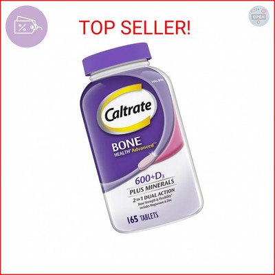 Caltrate 600 Plus D3 Plus Minerals Calcium and Vitamin D Supplement Tablets, Bon